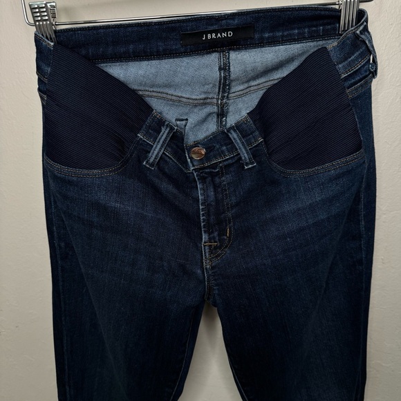 J BRAND Mama J Maternity Skinny Jeans in “Fleeting” Side Panel Under Belly Sz 25 - Picture 11 of 16